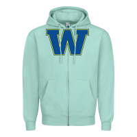 Seafoam wooster high school Zipper Hoodie - linhVisuals