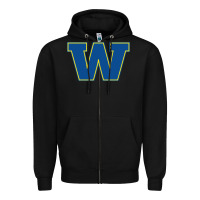 Black wooster high school Zipper Hoodie - linhVisuals