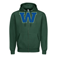 Sports Green wooster high school Zipper Hoodie - linhVisuals