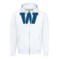 White wooster high school Zipper Hoodie - linhVisuals