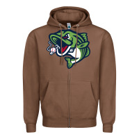 Chestnut gwinnett stripers Zipper Hoodie - linhVisuals