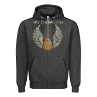 Charcoal Heather Cranberries Dolores O'Riordan Zipper Hoodie - linhVisuals