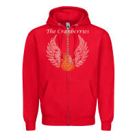 Red Cranberries Dolores O'Riordan Zipper Hoodie - linhVisuals