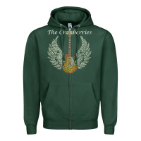 Sports Green Cranberries Dolores O'Riordan Zipper Hoodie - linhVisuals