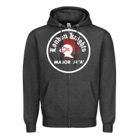 Charcoal Heather chl retro ohl knights Zipper Hoodie - linhVisuals