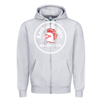 Heather Grey chl retro ohl knights Zipper Hoodie - linhVisuals