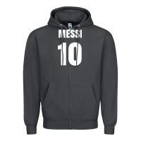 Messi 10 Zipper Hoodie | Teevron