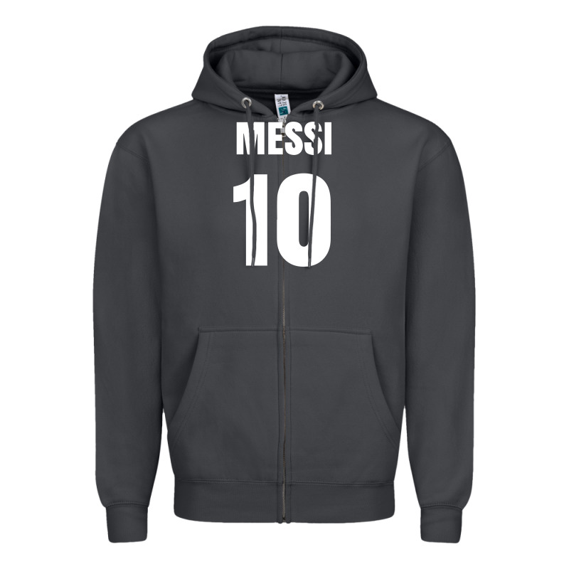 Messi 10 Zipper Hoodie by linhVisuals | Teevron