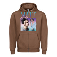 Chestnut matt healy homage Zipper Hoodie - linhVisuals