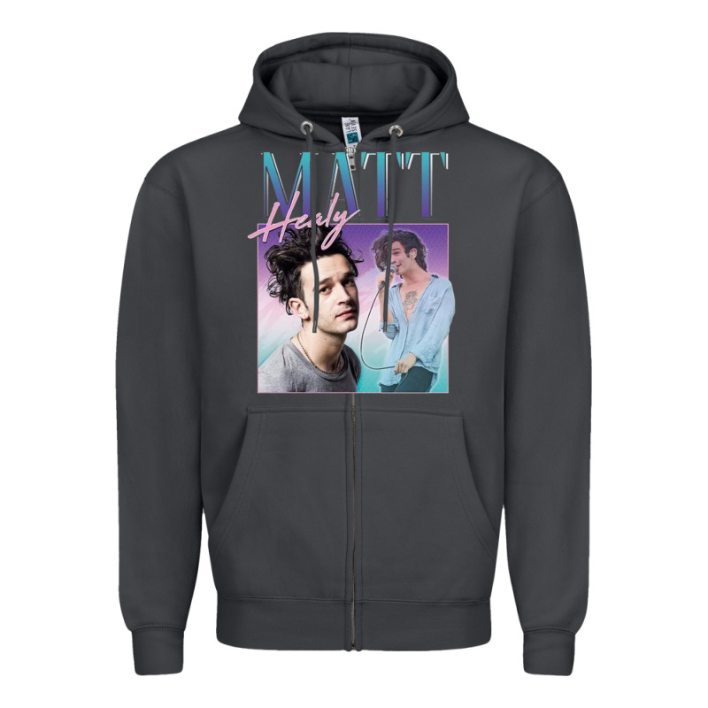 Matt Healy Homage Zipper Hoodie by linhVisuals | Teevron