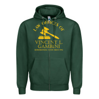 Sports Green vincent gambini law offices Zipper Hoodie - linhVisuals