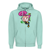 Seafoam wanda Zipper Hoodie - linhVisuals