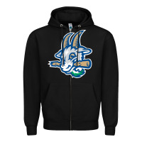 Black hartford-yard-goats Zipper Hoodie - linhVisuals