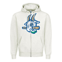 Oatmeal Heather hartford-yard-goats Zipper Hoodie - linhVisuals