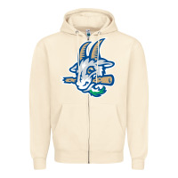 Sandshell hartford-yard-goats Zipper Hoodie - linhVisuals