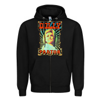 Black #parton vintage Zipper Hoodie - linhVisuals