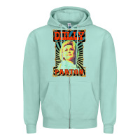 Seafoam #parton vintage Zipper Hoodie - linhVisuals