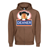 Chestnut deaner oats Zipper Hoodie - linhVisuals
