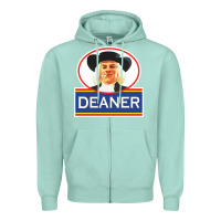 Seafoam deaner oats Zipper Hoodie - linhVisuals
