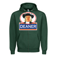 Sports Green deaner oats Zipper Hoodie - linhVisuals