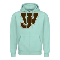 Seafoam jefferson high school Zipper Hoodie - linhVisuals