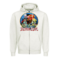 Oatmeal Heather fraggle rock classic Zipper Hoodie - linhVisuals