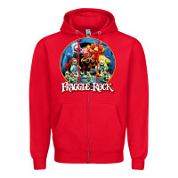 Red fraggle rock classic Zipper Hoodie - linhVisuals