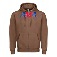 Chestnut american motorcyclist association (AMA) Zipper Hoodie - linhVisuals