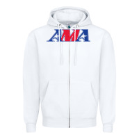 White american motorcyclist association (AMA) Zipper Hoodie - linhVisuals