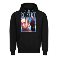Black #robert pattinson Zipper Hoodie - linhVisuals