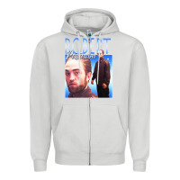 Dove Grey #robert pattinson Zipper Hoodie - linhVisuals
