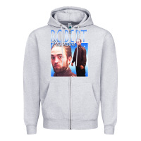 Heather Grey #robert pattinson Zipper Hoodie - linhVisuals