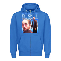 True Royal #robert pattinson Zipper Hoodie - linhVisuals