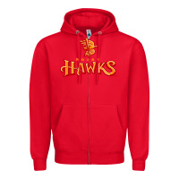 Red the-boise-hawks-fan Zipper Hoodie - linhVisuals