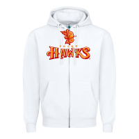 White the-boise-hawks-fan Zipper Hoodie - linhVisuals