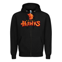 Black the-boise-hawks-fan Zipper Hoodie - linhVisuals