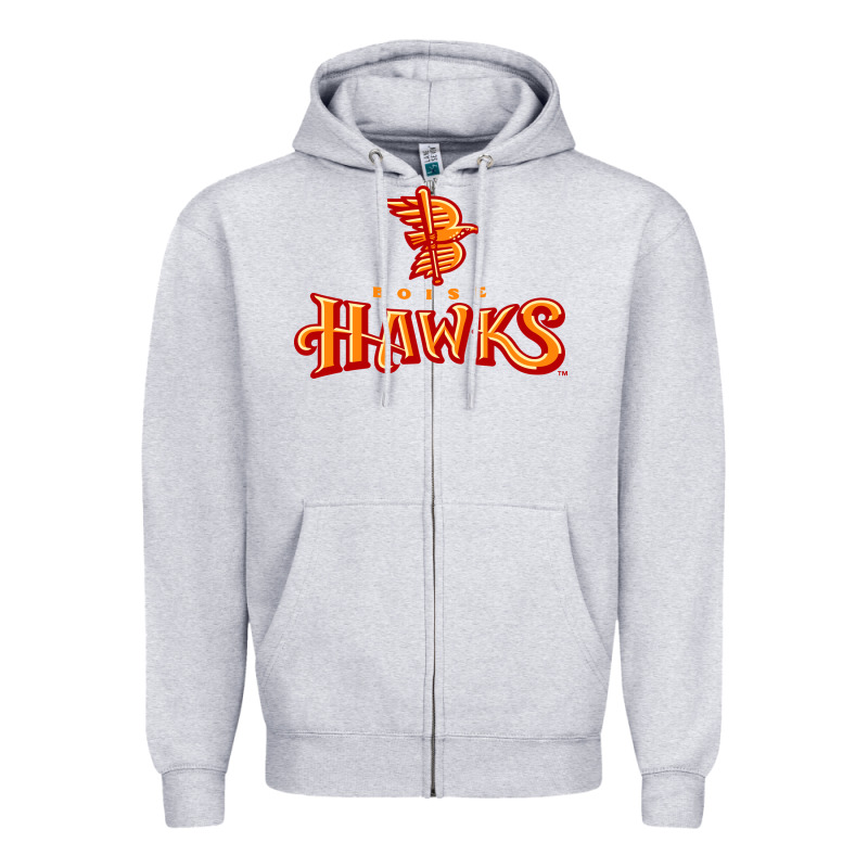 The-boise-hawks-fan Zipper Hoodie by linhVisuals | Teevron