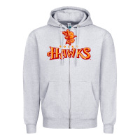 Heather Grey the-boise-hawks-fan Zipper Hoodie - linhVisuals