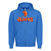True Royal the-boise-hawks-fan Zipper Hoodie - linhVisuals