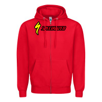 Red Specialized Bikes Bicycle Zipper Hoodie - linhVisuals
