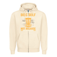 Sandshell i play disc golf because i like it not Zipper Hoodie - linhVisuals