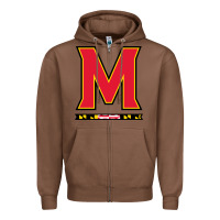 Chestnut maryland terr Zipper Hoodie - linhVisuals