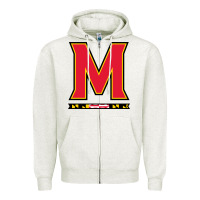 Oatmeal Heather maryland terr Zipper Hoodie - linhVisuals