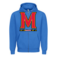 True Royal maryland terr Zipper Hoodie - linhVisuals