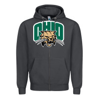 Smoke ohio bobc Zipper Hoodie - linhVisuals
