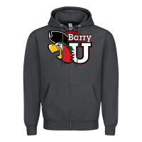 Smoke barry Zipper Hoodie - linhVisuals
