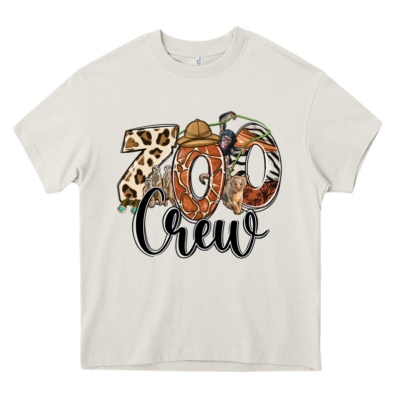 Zoo Crew Safari Animals Heavy Core Tee by RanaPortraitStore | Teevron