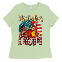 Matcha Firefighter mom Ladies Tee - FaDigitalArtStudio