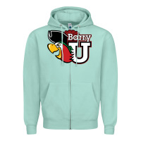 Seafoam barry Zipper Hoodie - linhVisuals