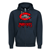 Navy the-carolina-mudcats-merch Zipper Hoodie - linhVisuals